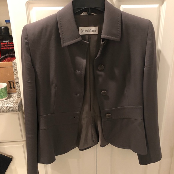 Max Mara Size 2 Wool Blazer - Picture 1 of 4